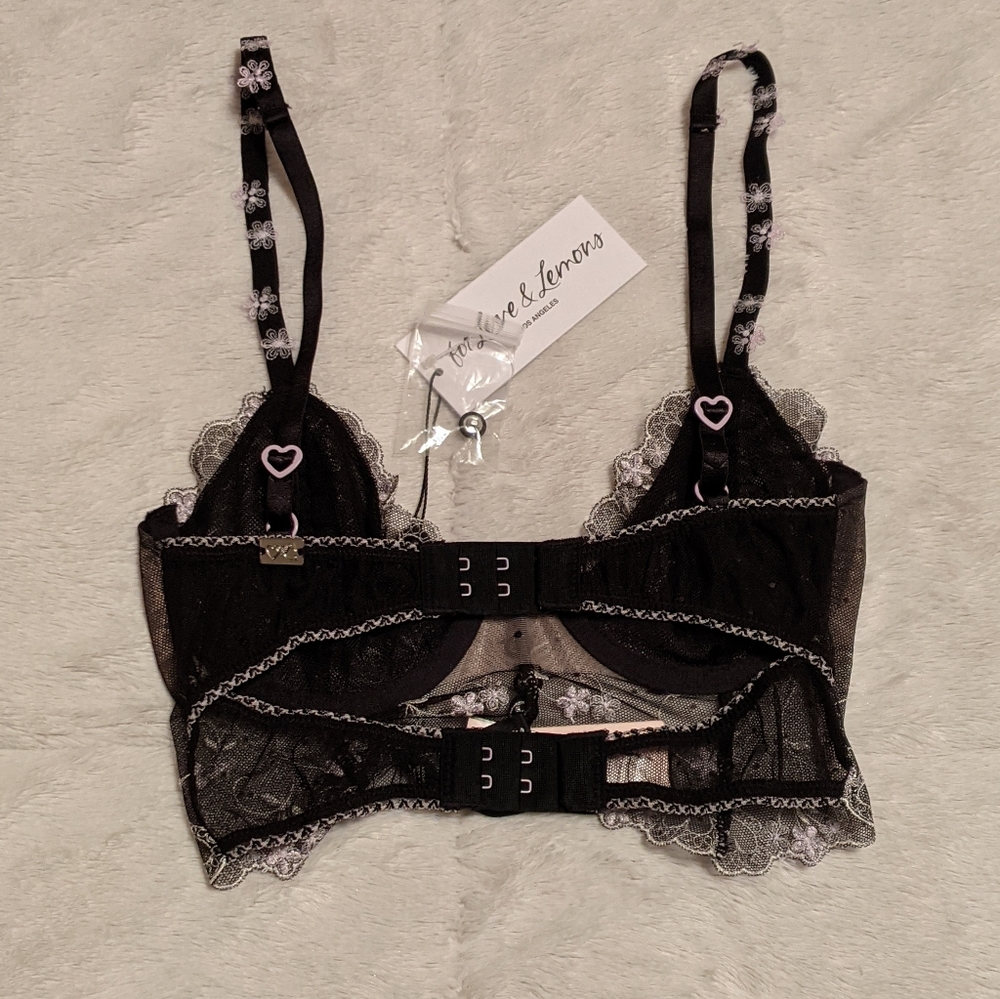 ✨HP✨For Love and Lemons Amour Long Line Bra - Picture 8 of 10